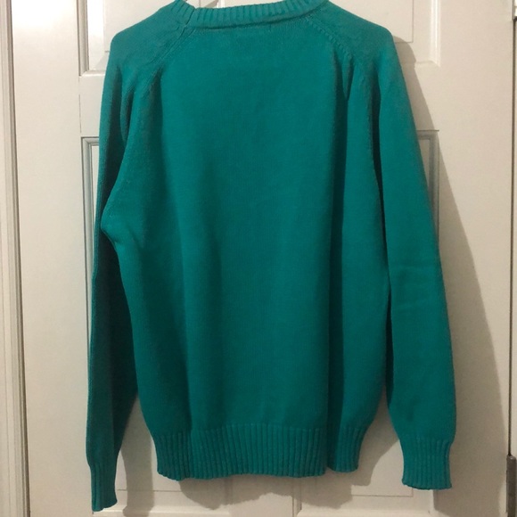 Men’s Gilbert and Lodge teal sweater - Picture 2 of 3
